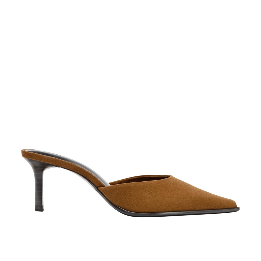 SUEDE MULES